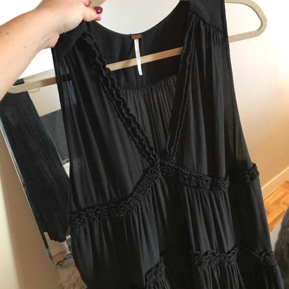 Free people, deep v neck tunic size XS